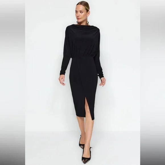 34 Fabulous chic black Dress - Picture 2 of 5